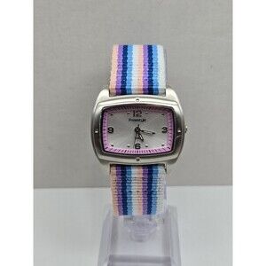 Freestyle School Shark Womens Surf Watch Blue Purple Stripe Nylon New Battery